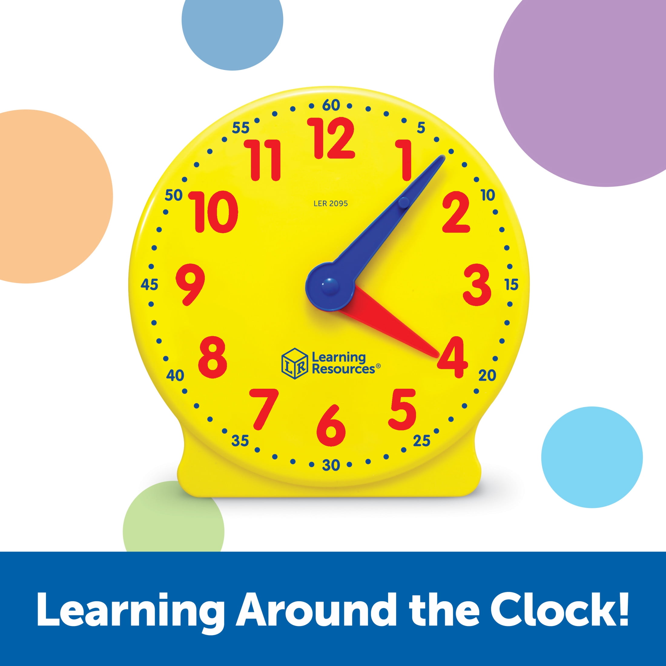 Recursos de Aprendizaje Big Time Student Clock Juguete de Conteo de  Tiempo para la Enseñanza en el Aula, Edades 5-7