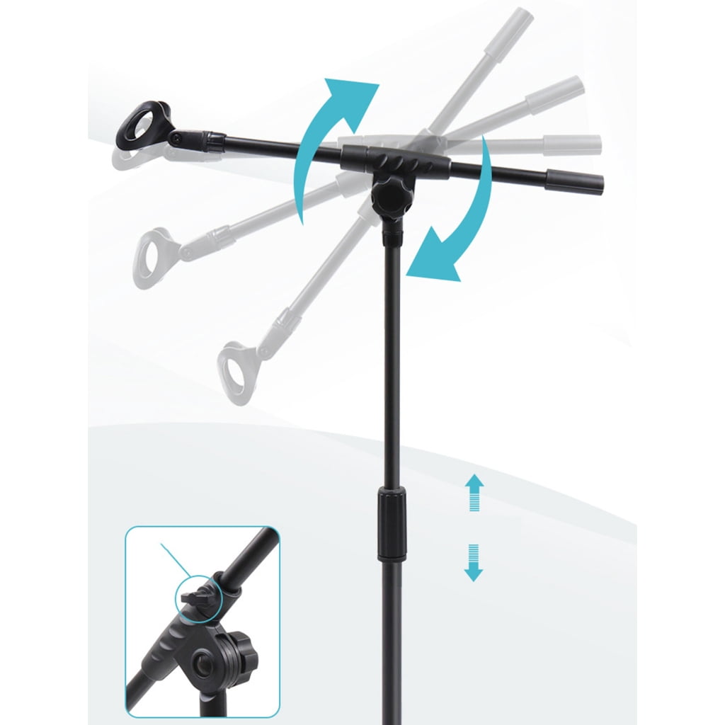 UniversalW1re1essMicrophone Floor Stand For Guitars Erhu Adjustable Telescopic