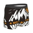 thumbnail image 3 of Balery Not All Who Wander Are Lost4 Men's Boxer Briefs, Soft and Breathable Cotton Underwear with nylon Waistband-Medium, 3 of 9