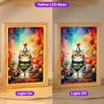 thumbnail image 2 of Hello 2025 Exotic Shorthair Celebrates Happy New Year Firework Balloon Acrylic Plaque with Wood Photo Frame Box Cat Lover Kitten Owner Gifts Light Box - 02024, 2 of 5