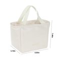 thumbnail image 3 of Dmlowu Lunch Box for Women 7x9" Durability Lunch Bag Portable Transparent Insulated Cooler Lunch Tote Bag for Home Office School Supplies, 3 of 9