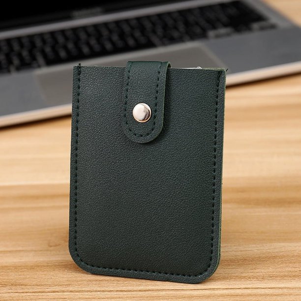 Bolsa para tarjetas de identificación extraíble con múltiples compartimentos, gran capacidad, antidesmagnetización, práctico soporte para tarjetas bancarias