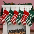 thumbnail image 1 of Medias navideñas tejidas con iniciales para la familia, monograma de granja, medias navideñas, decoraciones navideñas, regalo, media personalizada, letra bordada, 1 of 6