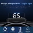 thumbnail image 4 of CARTTOU Car Display Automobile Universal OBD HD Speed Projector HUD Heads-up Display, 4 of 7
