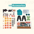 thumbnail image 4 of Taller Mesa  Banco De Herramientas Infantil Para niños Mantenimiento Simulación Juguete Interactivo Banco De Trabajo con 103 Accesorios Arcoshop 8131A, 4 of 5