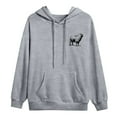 thumbnail image 6 of KHONTS He Left the 99 to Find Me Sweatshirt for Men Christian Fashion Graphic Hooded Sweatshirt Long Sleeve Hoodies Light Gray XXXL, 6 of 6