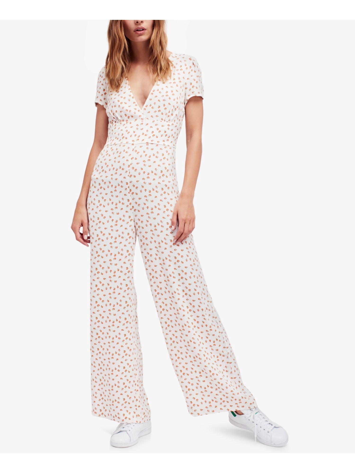 Wide Leg Jumpsuit Ivory 2 