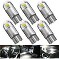 thumbnail image 1 of 194 921 T10 W5W Ampoule LED Blanc, 3030 Chipset 2SMD Ampoules LED 2W 12V Éclairage intérieur LED Ampoules de rechange pour intérieur de voiture, extérieur, tableau de bord, plaque d'immatriculation, d, 1 of 5