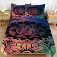 thumbnail image 6 of 3 Pcs Soft Bedding Set, Includes 1 Duvet Cover with Zipper And 2 Pillow Shams,American Flag Blue Red White Queen(90"×90"), 6 of 8