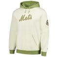 thumbnail image 2 of Men's New Era Cream/Green New York Mets Color Pop Pullover Hoodie, 2 of 3