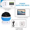 thumbnail image 4 of Night Light for Kids, Moon Star Projector - USB Cable, 360 Degree Rotation, Romantic Night Lighting for Baby Kids, 4 of 6
