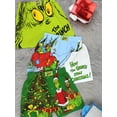 thumbnail image 2 of Dr. Seuss The Grinch Don't Be a Grinch Men's Button Fly Boxer Lounge Shorts MF22BX54, 2 of 7