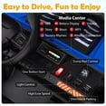 thumbnail image 4 of Costway 24V 2-Seater Ride on Dump Truck,4WD Kids Ride on Car with Electric Dump Bed Navy Blue, 4 of 10