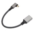 thumbnail image 4 of Cable de interfaz multimedia HD 4K 60Hz Cable de interfaz multimedia Micro a HD macho a hembra para PC Cámara Proyector Derecho 0,2 metros / 7,87 pulgadas, 4 of 5