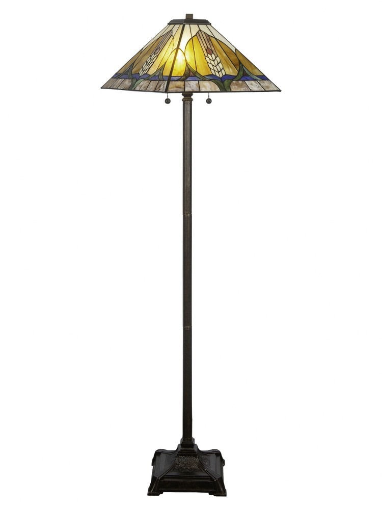 Deter kleding stof bemanning Dale Tiffany Lighting - Pusan Mission - 2 Light Floor Lamp-63.75 Inches  Tall and - Walmart.com