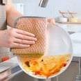 thumbnail image 5 of Pgeraug Dishcloth Daily Rag TowelDish Kitchen Cloth Dish OilCleaning Non Stick ClothKitchen Cleaning Supplies Wipes Orange, 5 of 8