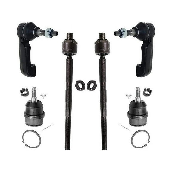 Front Ball Joint and Tie Rod End Kit - Compatible with 2008 - 2012 Jeep Liberty 2009 2010 2011
