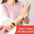 thumbnail image 2 of 2Pack Weekly Pill Organizer,Extra Large 7 Days Pill Cases Travel Daily Pill Box for Fish Oil, Calcium and Other Vitamin Pill, 2 of 5