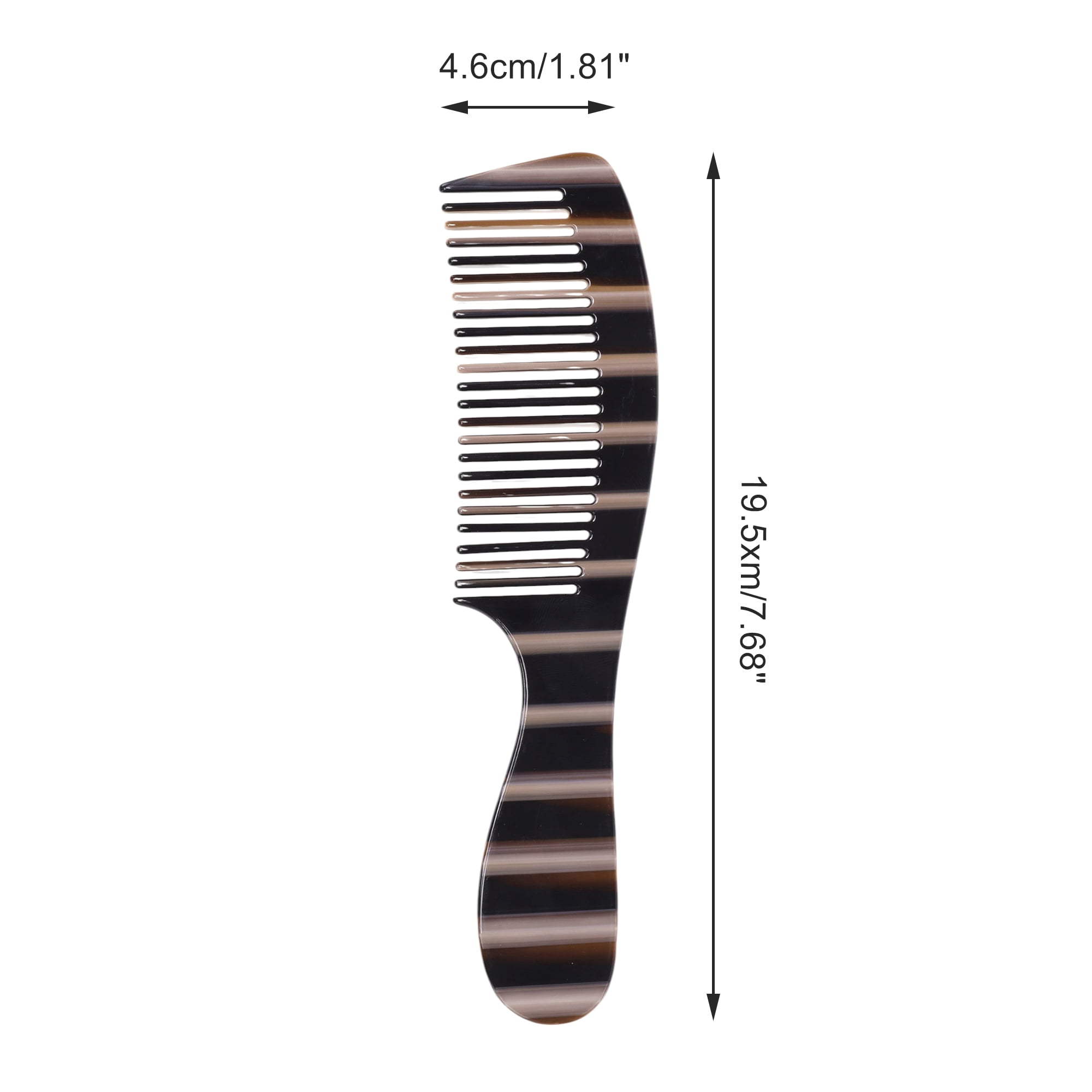 Unique Bargains 1 Piece Women Durable Hair Straightening Comb for Curly Hair Black