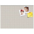 thumbnail image 2 of PinPix 20x14 Custom Cork Bulletin Board Light Brown Polka Dot Poster Board Has a Fabric Style Canvas Finish, Framed in Light Brown Polka Dot, by ArtToFrames (PinPix-502), 2 of 6