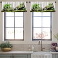 thumbnail image 4 of LALILO Kitchen Curtain Valance Tropical Rain Forest With Rod Pocket Window Curtain 52"x 18" Set of 2, 4 of 7