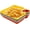 Square Mix-Color (4-pack), variant on 4 count Veggie Platter Chips Dipping Dish L*W (7.28"*7.28") Serving Trays for Entertaining with Sauce Rack for Buffet Party Family Party ( Colors) ( Colors)