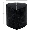 thumbnail image 3 of Meridian Furniture Petal Black Terrazzo Pattern Iron Metal Table Coffee Table, 3 of 6