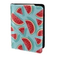 thumbnail image 2 of Pofeuu Watermelon Print Travel Document Organizer Passport Holder Men Women for Family (6.5 in x 4.5 in),Wallet Holder Credit Card Clutch Bag Case, 2 of 5