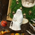 thumbnail image 2 of JIhuahe Creative Halloween Sitting Ghost Fishing Resin Ornament for Outdoor Courtyard Display, Home Decor Set with Spooky Theme, Unique Atmosphere, 2 of 8