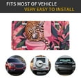 thumbnail image 5 of Kdxio Cheetah On Toilet Humor Art License Plate Car Front License Plate Car Decoration Car Accessories Front Tag Plate Standard Size, 5 of 8