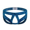 thumbnail image 1 of HKEJIAOI Mens Jockstrap G-String O-Ring Stretch Underwear for Men Low Rise Underpants, Blue S, 1 of 3