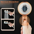 thumbnail image 5 of New Unique High Pressure Shower Head Double Sided Water Saving Filtration Round Rainfall Silicone Outlet Bathroom Shower Head (Style A), 5 of 7