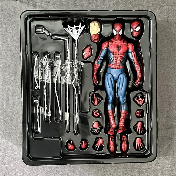 Mafex 075 vengadores Spiderman figura de acción cuerpo simbólico versión cómica MAF 143 el increíble Spider Man Pvc modelo juguetes regalos