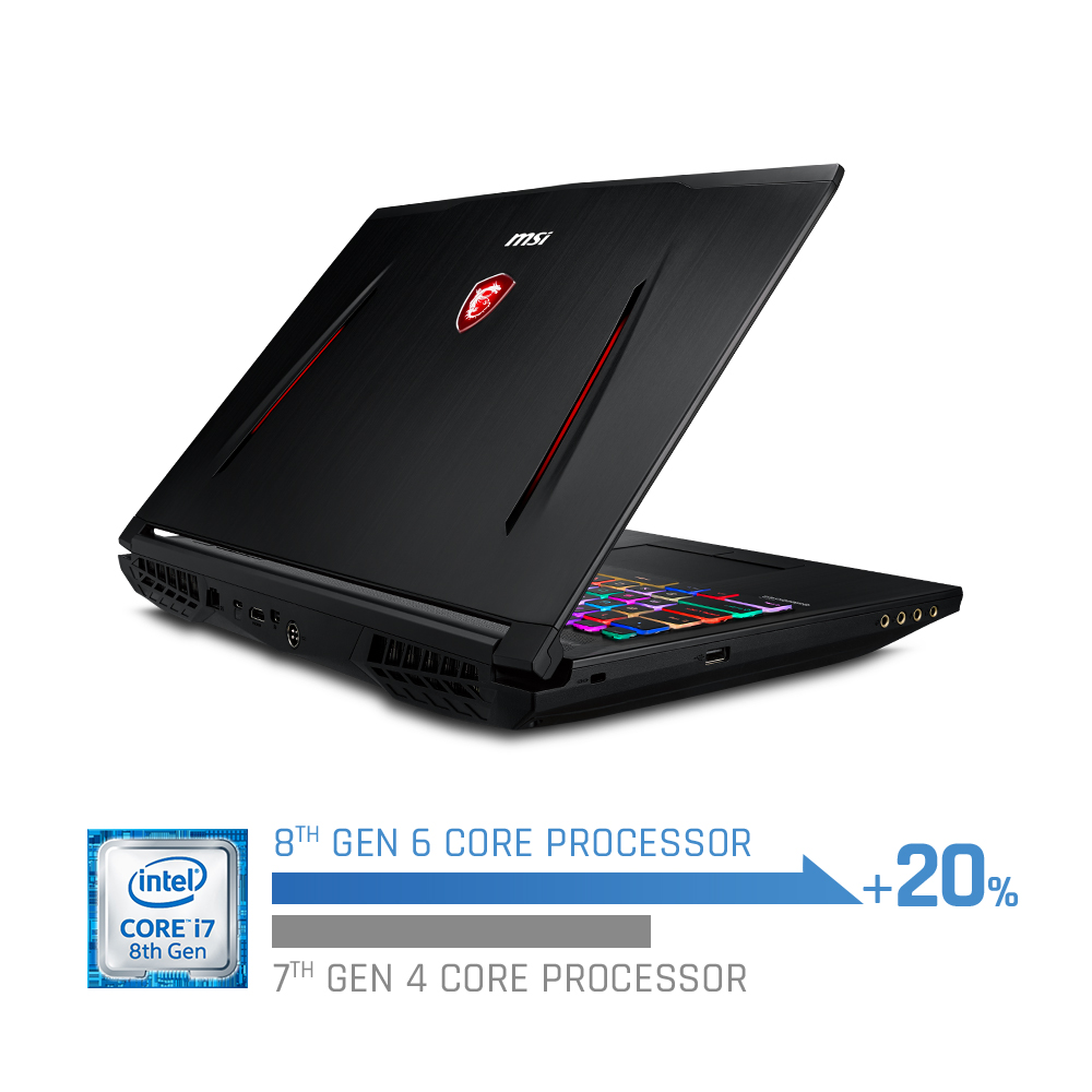 MSI GT63 TITAN-047 15.6" Gaming Laptop Intel i7-8750H; NVIDIA GeForce GTX 1070 8G; 256GB SSD + 1TB HDD Storage; 16GB RAM + Free COD4 Black Ops (see details below) - image 5 of 7