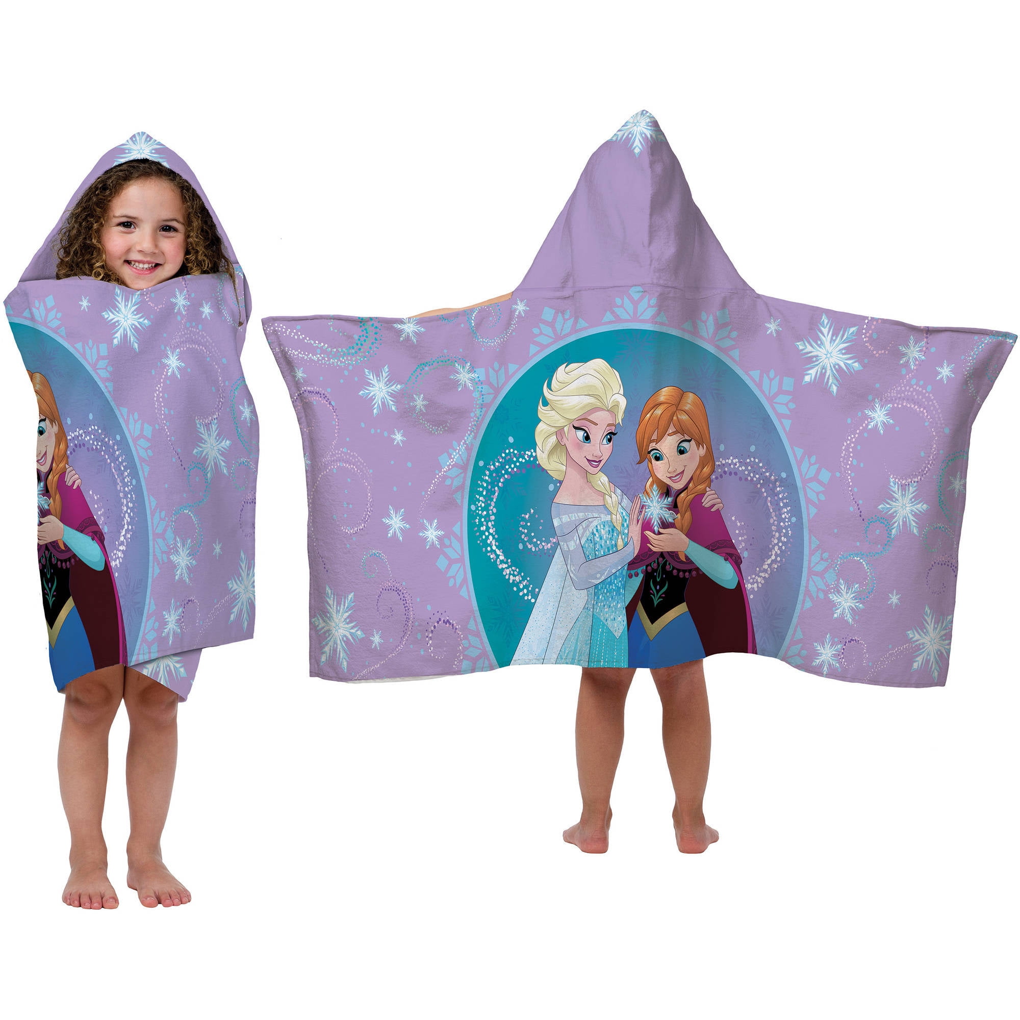 frozen hooded bath towel