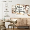 thumbnail image 5 of Elephant Stock Family Is Everything Love Quote Wall Art - Horizontal Multi Panel Canvas - Living Room Wall Decor - Inspirational And Typography Multi Panel - Beige And Brown Decor - 52" x 32", 5 of 8