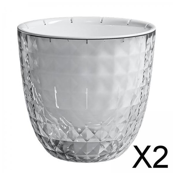 Macetas Decorativas Con Autorriego Shamjiam 2 Piezas 11cm x 11cm