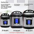 thumbnail image 4 of Instant Pot Ultra 8 Quart 10-in-1 Multi-Use Programmable Pressure Cooker 8 Quart, Silver, 4 of 5