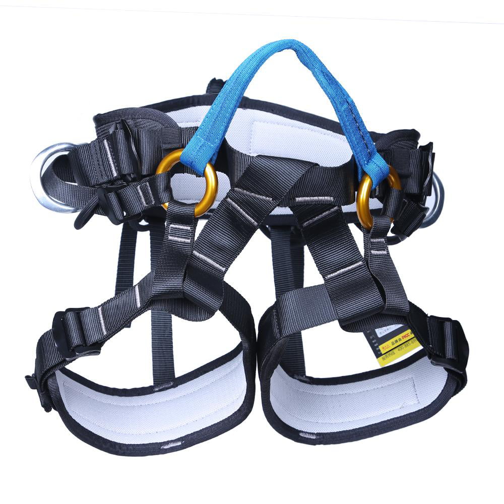 Abseiling Downhill Rock Climbing Safety Rappelling Harness Seat Sitting Belt 