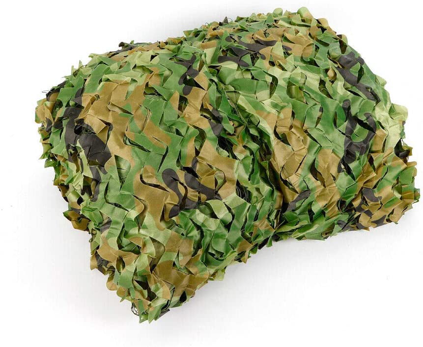 Details about   Camouflage Net Polyester Fabric Military Hunting Camo 26x26FT w/ String Netting 