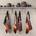 thumbnail image 4 of Coolnut White Wolf Kitchen Towels, 18 x 28 Inch Super Soft and Absorbent Dish Cloths for Washing Dishes, 4 PCS Reusable Multi-Purpose Microfiber Hand Towels for Kitchen, 4 of 5