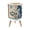 Color 3, variant on Coastal Small Trash Can with Lid Coastal Nautical Navy Seahorse Beach 1.8 Gallon Dog Proof Trash Can Round Garbage Can Waste Bin Wastebasket for Bathroom Bedroom Living Room