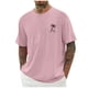 thumbnail image 2 of Ceisia Men's Casual Crew Neck T-Shirt with Palm Tree Print Breathable Stretch Short Sleeve Tee Gift, 2 of 6