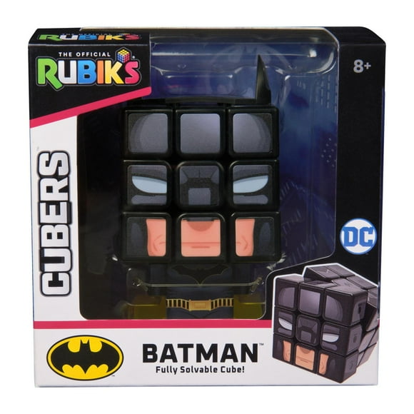 Rubik’s Cube Batman Cuber, Problem-Solving Challenging Brain Teaser Collectible Batman Fidget Toy, For Adults & Kids Ages 8+