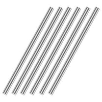 5mm x 100mm 304 Stainless Steel Solid Round Rod for DIY Craft 6pcs