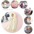 thumbnail image 7 of Women's Scarf Pashmina Shawls and Wraps for Evening Dress Bridesmaid Wedding Bridal Winter Warm Long Large Scarves-Milky white, 7 of 7