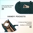 thumbnail image 4 of Bolsa para portátil LOVEVOOK, bolsa de trabajo impermeable de 17 pulgadas para mujer, 4 of 9