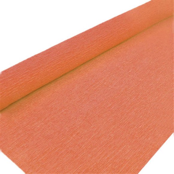 HUGFEGWE Premium Italian Crepe Paper Roll Heavy-Weight 180 gram-24 Colors for Choose (Coral) CJB91-3279