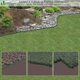 thumbnail image 4 of Borde de jardín plástico ZHCH Verde 5 metros 15 estacas de anclaje 50 mm de altura, 4 of 4