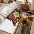 thumbnail image 4 of Hallway Runner Rugs 2.7x5 Ft, Farm Yaks Non Slip Area Rugs for Kitchen Bedroom Entryway, Farmhouse Barn Funny Animals Butterfly Washable Carpet Runner Rug Floor Mats for Bedroom Home Decor, 4 of 8